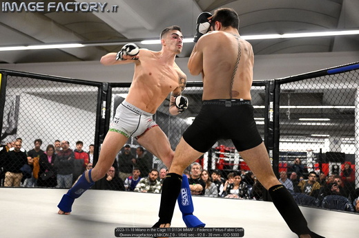2023-11-18 Milano in the Cage 11 01134 IMMAF - Federico Pintus-Fabio Gsell